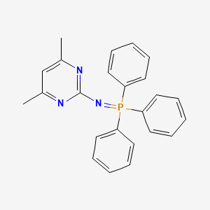 4,6-dimethyl-2-[(triphenylphosphoranylidene)amino]pyrimidine