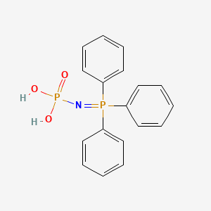 molecular formula C18H17NO3P2 B4313960 (triphenylphosphoranylidene)phosphoramidic acid 