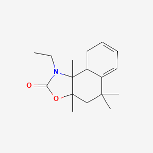 1-ethyl-3a,5,5,9b-tetramethyl-3a,4,5,9b-tetrahydronaphtho[1,2-d][1,3]oxazol-2(1H)-one