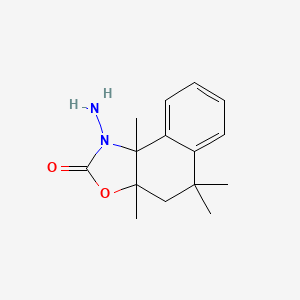 1-amino-3a,5,5,9b-tetramethyl-3a,4,5,9b-tetrahydronaphtho[1,2-d][1,3]oxazol-2(1H)-one