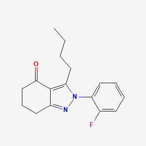 3-butyl-2-(2-fluorophenyl)-2,5,6,7-tetrahydro-4H-indazol-4-one