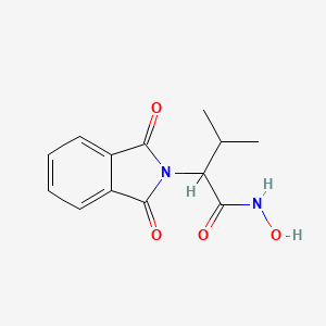 molecular formula C13H14N2O4 B4314185 2-(1,3-dioxo-1,3-dihydro-2H-isoindol-2-yl)-N-hydroxy-3-methylbutanamide 