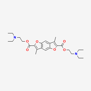 bis[2-(diethylamino)ethyl] 3,7-dimethylfuro[2,3-f][1]benzofuran-2,6-dicarboxylate