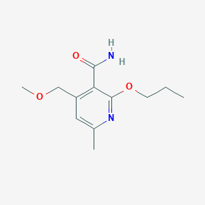 4-(methoxymethyl)-6-methyl-2-propoxynicotinamide