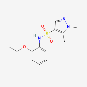 N-(2-ETHOXYPHENYL)-15-DIMETHYL-1H-PYRAZOLE-4-SULFONAMIDE