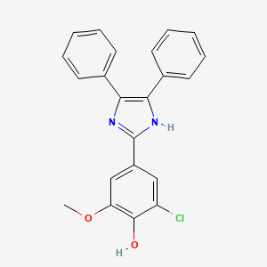 2-chloro-4-(4,5-diphenyl-1H-imidazol-2-yl)-6-methoxyphenol