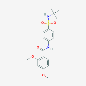 N-[4-(tert-butylsulfamoyl)phenyl]-2,4-dimethoxybenzamide