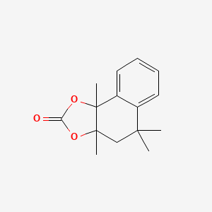 molecular formula C15H18O3 B4315187 3a,5,5,9b-tetramethyl-3a,4,5,9b-tetrahydronaphtho[1,2-d][1,3]dioxol-2-one 