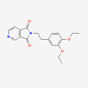 2-[2-(3,4-diethoxyphenyl)ethyl]-1H-pyrrolo[3,4-c]pyridine-1,3(2H)-dione