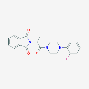 2-{1-[4-(2-fluorophenyl)piperazin-1-yl]-1-oxopropan-2-yl}-1H-isoindole-1,3(2H)-dione