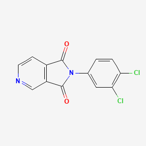 molecular formula C13H6Cl2N2O2 B4315222 2-(3,4-dichlorophenyl)-1H-pyrrolo[3,4-c]pyridine-1,3(2H)-dione 