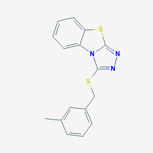 3-[(3-Methylbenzyl)sulfanyl][1,2,4]triazolo[3,4-b][1,3]benzothiazole