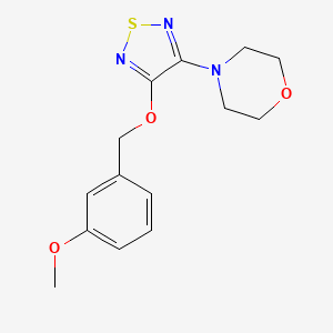 3-METHOXYBENZYL (4-MORPHOLINO-1,2,5-THIADIAZOL-3-YL) ETHER