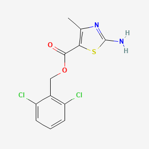 2,6-dichlorobenzyl 2-amino-4-methyl-1,3-thiazole-5-carboxylate