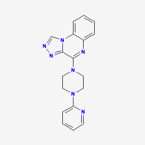 4-[4-(2-PYRIDYL)PIPERAZINO][1,2,4]TRIAZOLO[4,3-A]QUINOXALINE