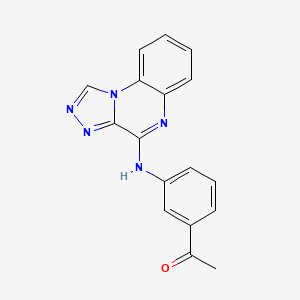 1-[3-([1,2,4]TRIAZOLO[4,3-A]QUINOXALIN-4-YLAMINO)PHENYL]-1-ETHANONE