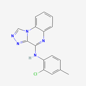 N-(2-chloro-4-methylphenyl)[1,2,4]triazolo[4,3-a]quinoxalin-4-amine