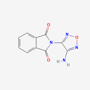 molecular formula C10H6N4O3 B4315454 2-(4-amino-1,2,5-oxadiazol-3-yl)-1H-isoindole-1,3(2H)-dione 