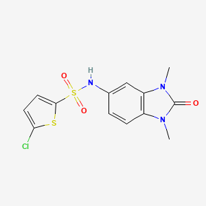 5-chloro-N-(1,3-dimethyl-2-oxo-2,3-dihydro-1H-benzimidazol-5-yl)thiophene-2-sulfonamide