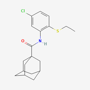 N-[5-chloro-2-(ethylthio)phenyl]adamantane-1-carboxamide