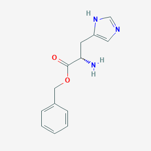 molecular formula C13H15N3O2 B043156 L-组氨酸，苯甲酯 CAS No. 46921-20-4