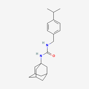 molecular formula C21H30N2O B4315601 N-1-adamantyl-N'-(4-isopropylbenzyl)urea 