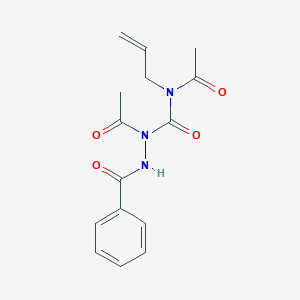 N,1-diacetyl-N-allyl-2-benzoylhydrazinecarboxamide