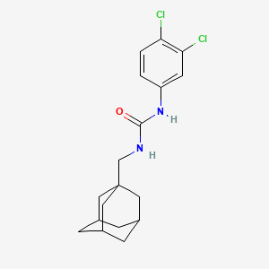 molecular formula C18H22Cl2N2O B4315622 N-(1-adamantylmethyl)-N'-(3,4-dichlorophenyl)urea 