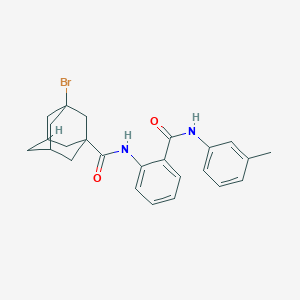 3-bromo-N-(2-{[(3-methylphenyl)amino]carbonyl}phenyl)adamantane-1-carboxamide