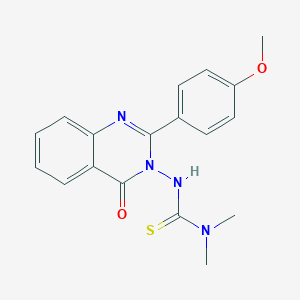 3-[2-(4-Methoxyphenyl)-4-oxoquinazolin-3-yl]-1,1-dimethylthiourea