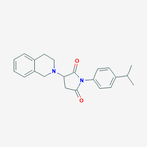 3-(3,4-dihydroisoquinolin-2(1H)-yl)-1-(4-isopropylphenyl)pyrrolidine-2,5-dione