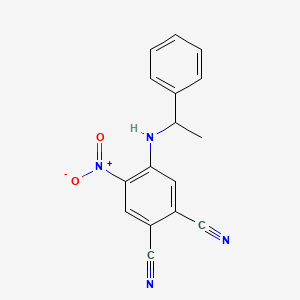 4-nitro-5-[(1-phenylethyl)amino]phthalonitrile