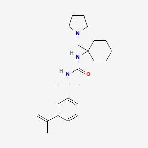 N-[1-(3-isopropenylphenyl)-1-methylethyl]-N'-[1-(pyrrolidin-1-ylmethyl)cyclohexyl]urea