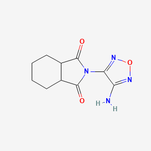 2-(4-amino-1,2,5-oxadiazol-3-yl)hexahydro-1H-isoindole-1,3(2H)-dione