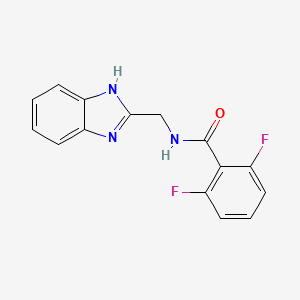 N-(1H-benzimidazol-2-ylmethyl)-2,6-difluorobenzamide