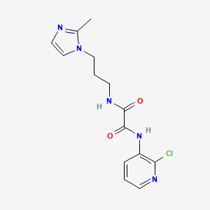 N-(2-chloropyridin-3-yl)-N'-[3-(2-methyl-1H-imidazol-1-yl)propyl]ethanediamide