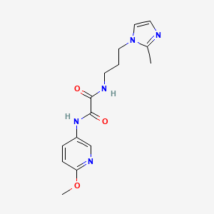 N-(6-methoxypyridin-3-yl)-N'-[3-(2-methyl-1H-imidazol-1-yl)propyl]ethanediamide