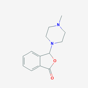 molecular formula C13H16N2O2 B431751 3-(4-methylpiperazin-1-yl)-3H-2-benzofuran-1-one CAS No. 523991-49-3