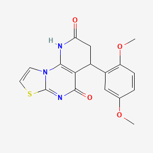 4-(2,5-dimethoxyphenyl)-3,4-dihydro-2H-pyrido[3,2-e][1,3]thiazolo[3,2-a]pyrimidine-2,5(1H)-dione