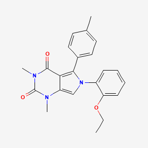 6-(2-ethoxyphenyl)-1,3-dimethyl-5-(4-methylphenyl)-1H-pyrrolo[3,4-d]pyrimidine-2,4(3H,6H)-dione