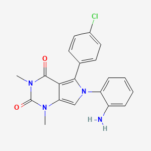 6-(2-aminophenyl)-5-(4-chlorophenyl)-1,3-dimethyl-1H-pyrrolo[3,4-d]pyrimidine-2,4(3H,6H)-dione