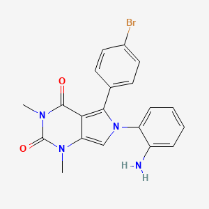 6-(2-aminophenyl)-5-(4-bromophenyl)-1,3-dimethyl-1H-pyrrolo[3,4-d]pyrimidine-2,4(3H,6H)-dione