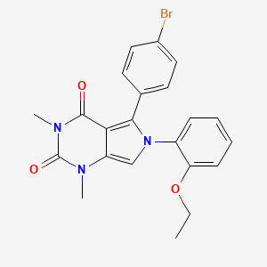 5-(4-bromophenyl)-6-(2-ethoxyphenyl)-1,3-dimethyl-1H-pyrrolo[3,4-d]pyrimidine-2,4(3H,6H)-dione