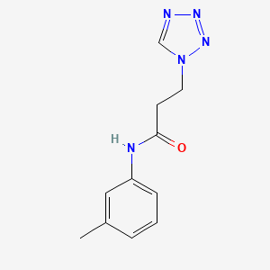 N-(3-methylphenyl)-3-(1H-tetrazol-1-yl)propanamide