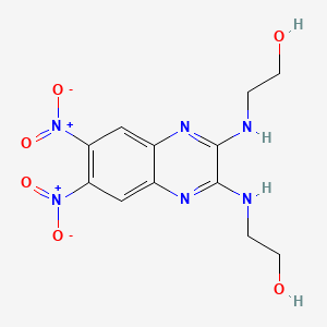 2,2'-[(6,7-dinitroquinoxaline-2,3-diyl)diimino]diethanol