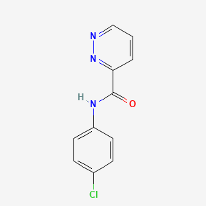 N-(4-chlorophenyl)pyridazine-3-carboxamide