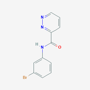 N-(3-bromophenyl)pyridazine-3-carboxamide