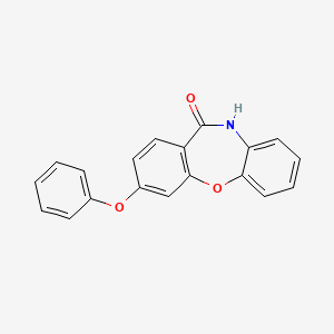 molecular formula C19H13NO3 B4317939 3-phenoxydibenzo[b,f][1,4]oxazepin-11(10H)-one 