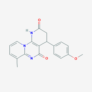 4-(4-methoxyphenyl)-7-methyl-3,4-dihydro-2H-dipyrido[1,2-a:3',2'-e]pyrimidine-2,5(1H)-dione