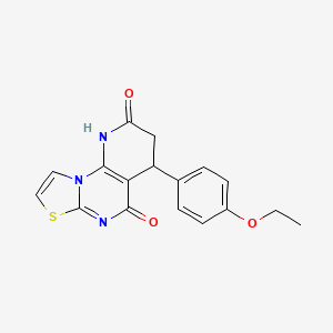 4-(4-ethoxyphenyl)-3,4-dihydro-2H-pyrido[3,2-e][1,3]thiazolo[3,2-a]pyrimidine-2,5(1H)-dione